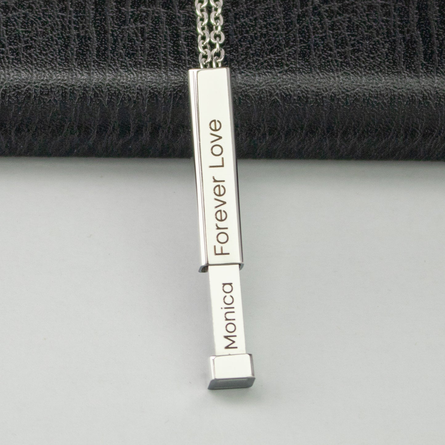 Hidden Message Necklace, 3d Secret Message Necklace, Personalized Anniversary
