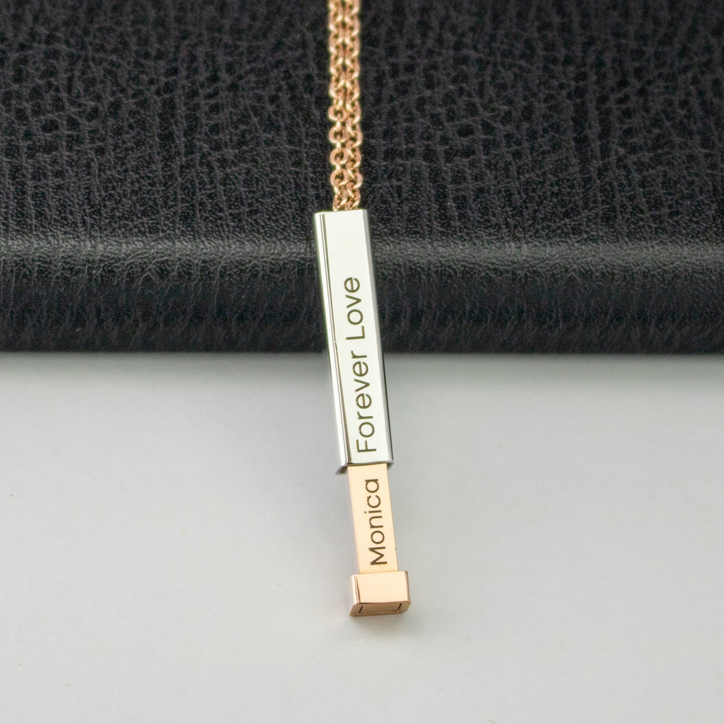 Hidden Message Necklace, 3d Secret Message Necklace, Personalized Anniversary