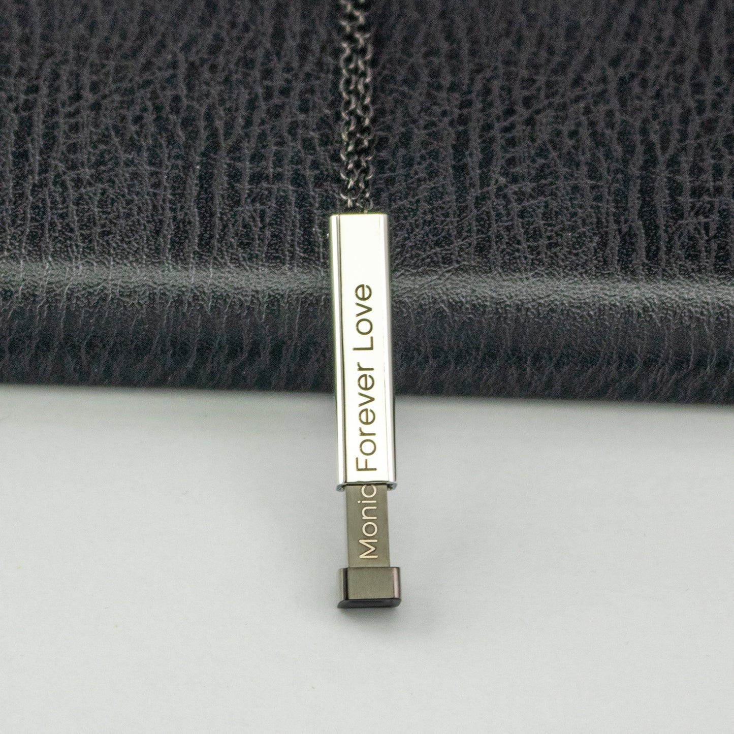 Hidden Message Necklace, 3d Secret Message Necklace, Personalized Anniversary