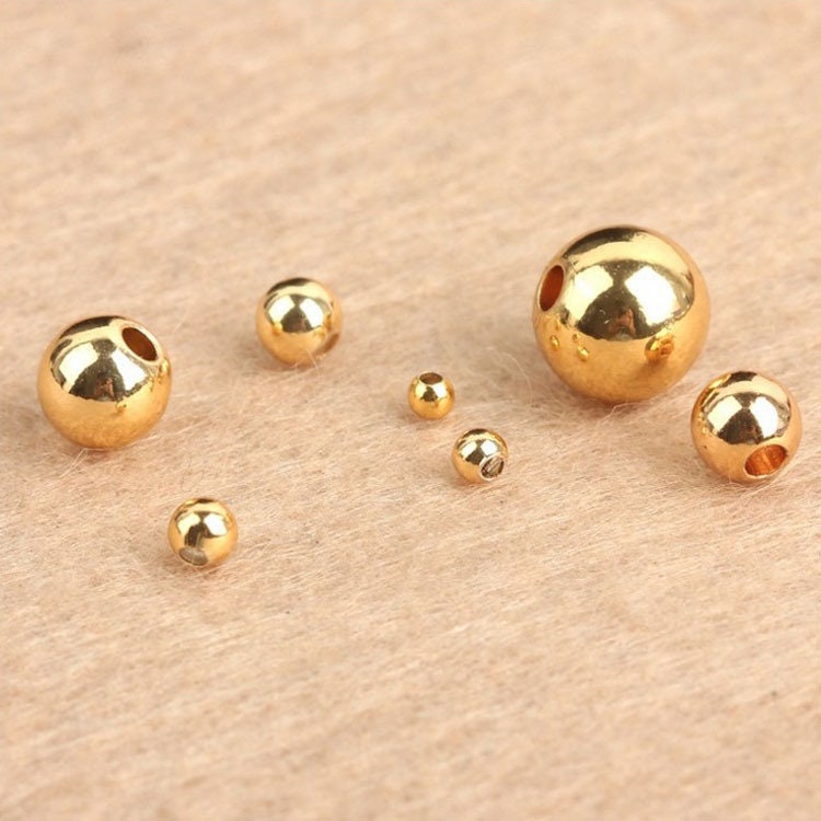 Round Gold Beads