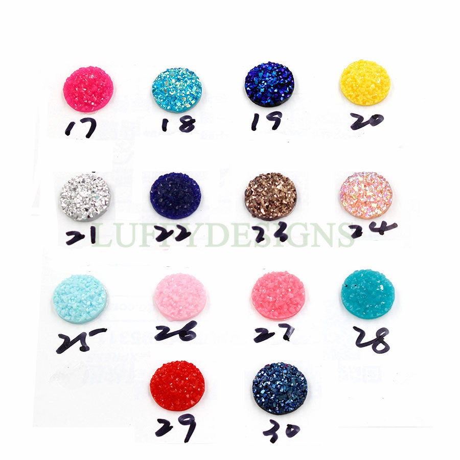 12mm Druzy Charms