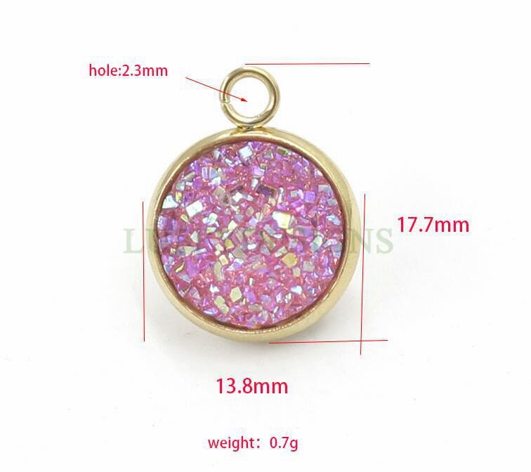 12mm Druzy Charms