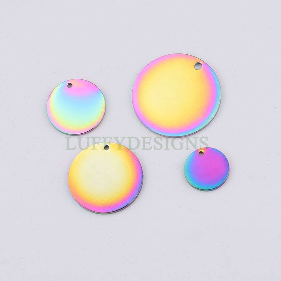 Round Disc Tags