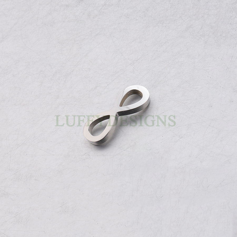 10pcs Infinity Charms, Infinity Pendant 20x8mm/17x7mm, Infinity Link Connector, Small Infinity Charm, 18k Gold plated Stainless Steel