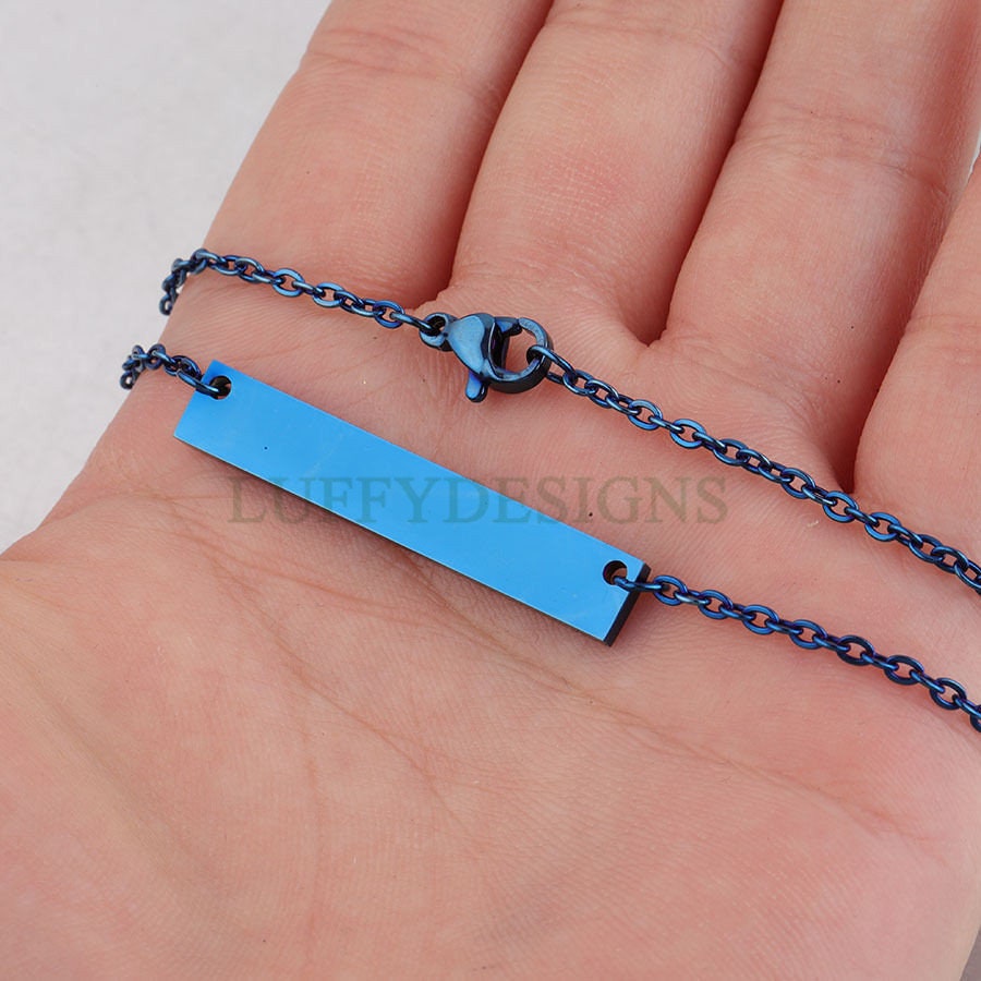 Blank bar necklace