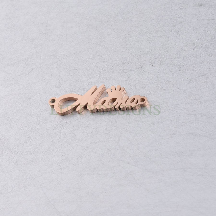 10pcs Mama Charm Pendant, Mama Connector Links, Bracelet/Necklace Making Findings for Mother, Mothers Day Gift, Gold plated Stainless Steel