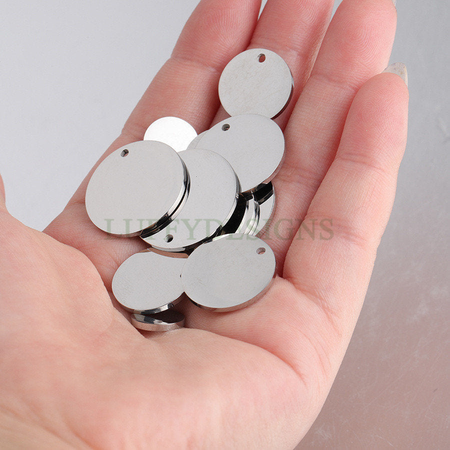 Round Disc Tags
