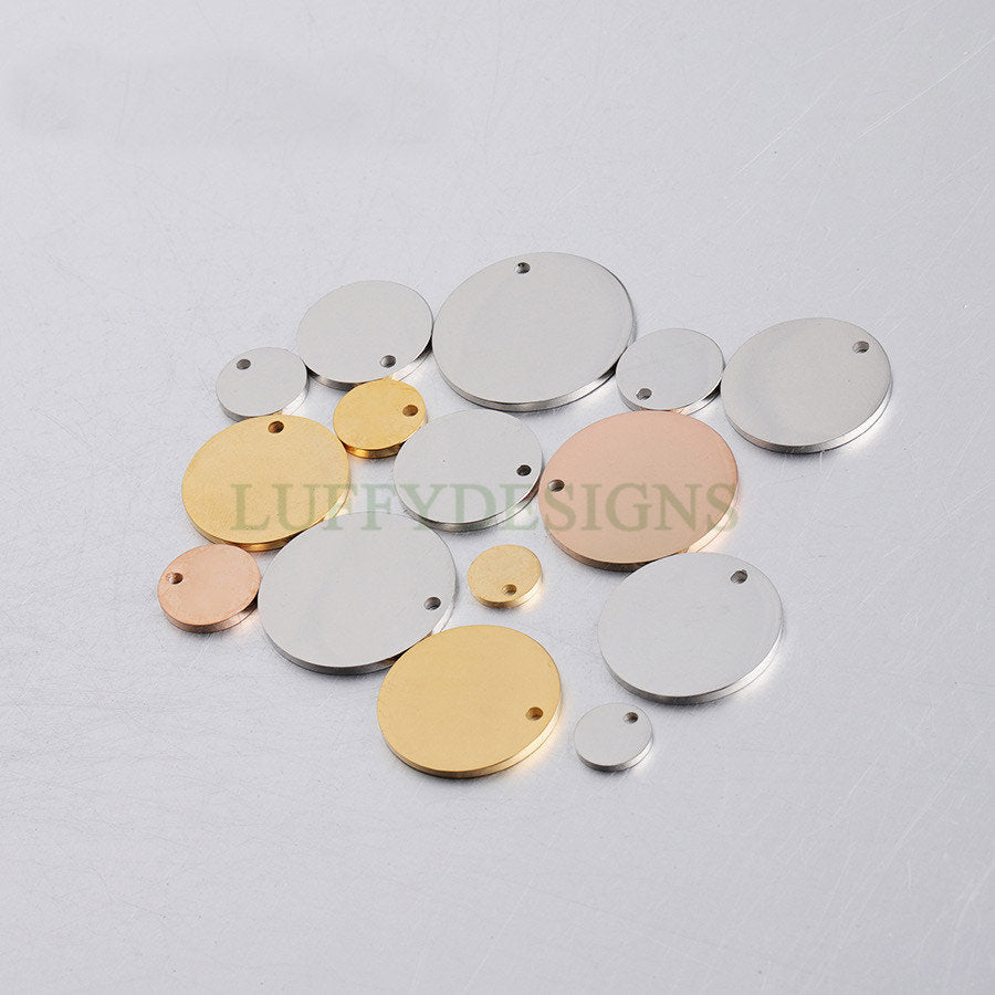 Round Disc Tags