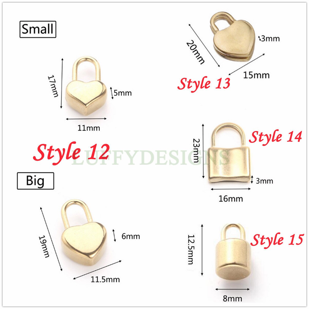 5pcs 3D Key and Lock Charms, Gold plated Stainless Steel, Gold Key and Lock Pendant, Tiny Key and Lock Charms, Jewelry Making Findings