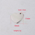 10pcs Heart Charms 19mm/25mm, Tiny Love Charm, Gold Stainless Steel Heart, Mirror Polished Heart Pendant, Love Pendant, Necklace Findings