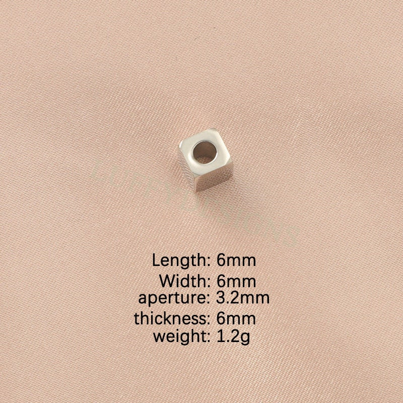 Cube Spacer Beads