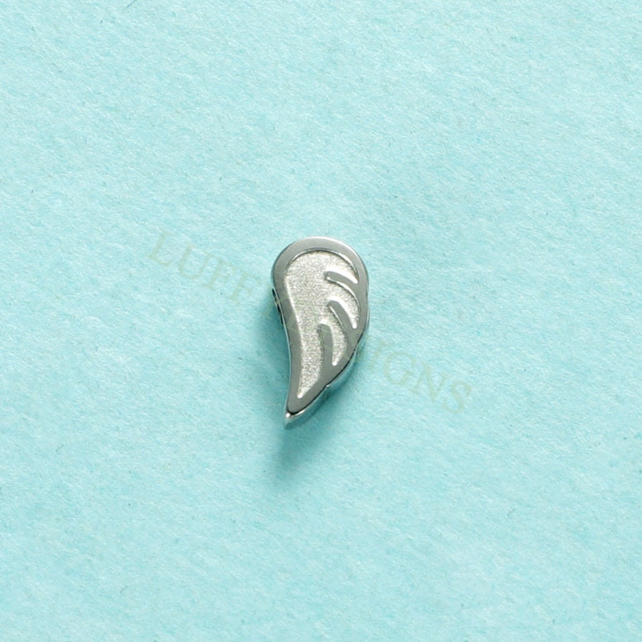 10pcs Angel Wings Charm 9x5mm, Steel Angel Charm, Gold Angel Wings Beads, Gold Stainless Steel, Wings Bead Charms,Angel Wings Beads Findings