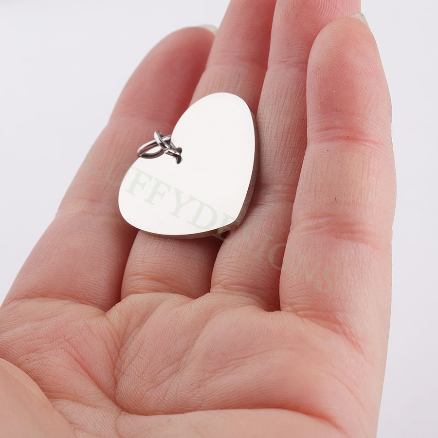 10pcs Heart Charms 25mm, Tiny Love Charm, Gold Stainless Steel Heart, Gold Heart Charms Pendant, Love Pendant, Bracelet/Necklace Findings