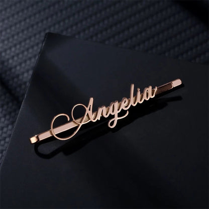 Personalized Hair Clip, Bridesmaid Gifts, Name Hair Clip, Hair Accessory, Custom Name Hairclip, Name Hairpin, Bobby Pin, Personalized Gift