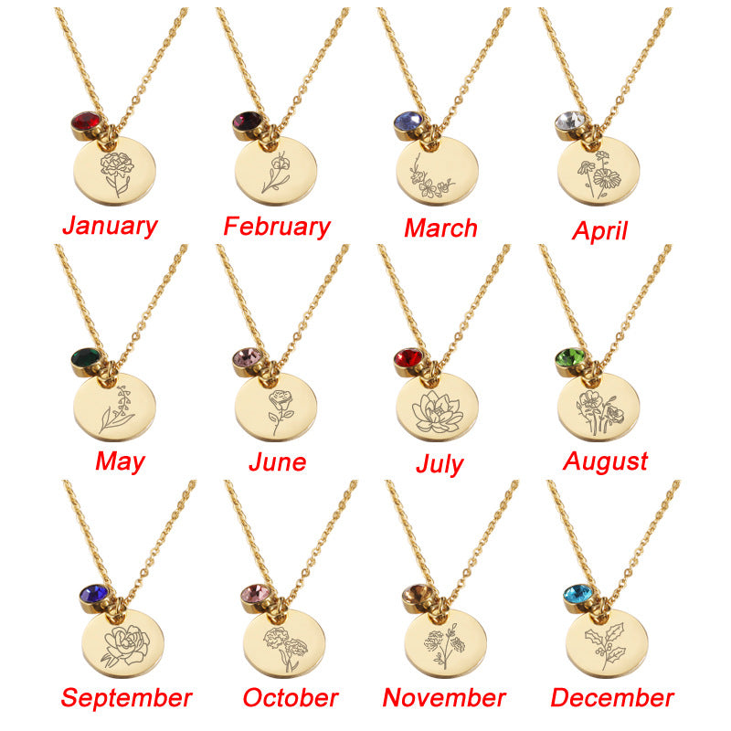 Birthflower Necklace
