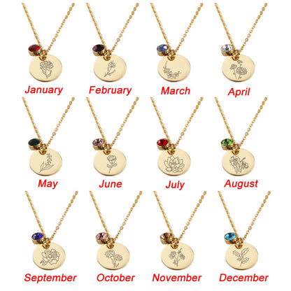 Birthflower Necklace