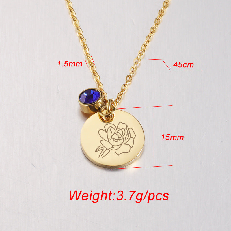 Birthflower Necklace