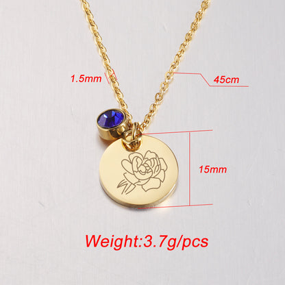 Birthflower Necklace