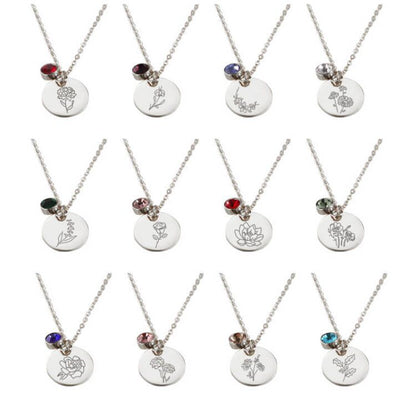 Birthflower Necklace
