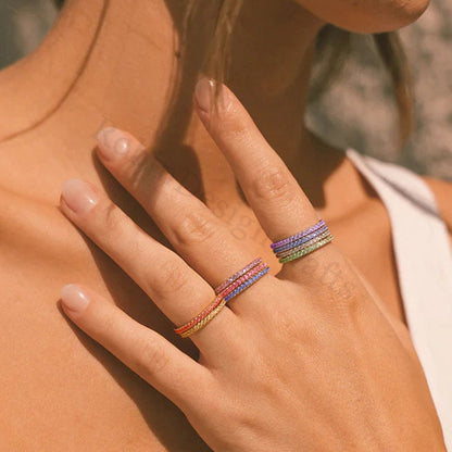 Dainty Birthstone Rings