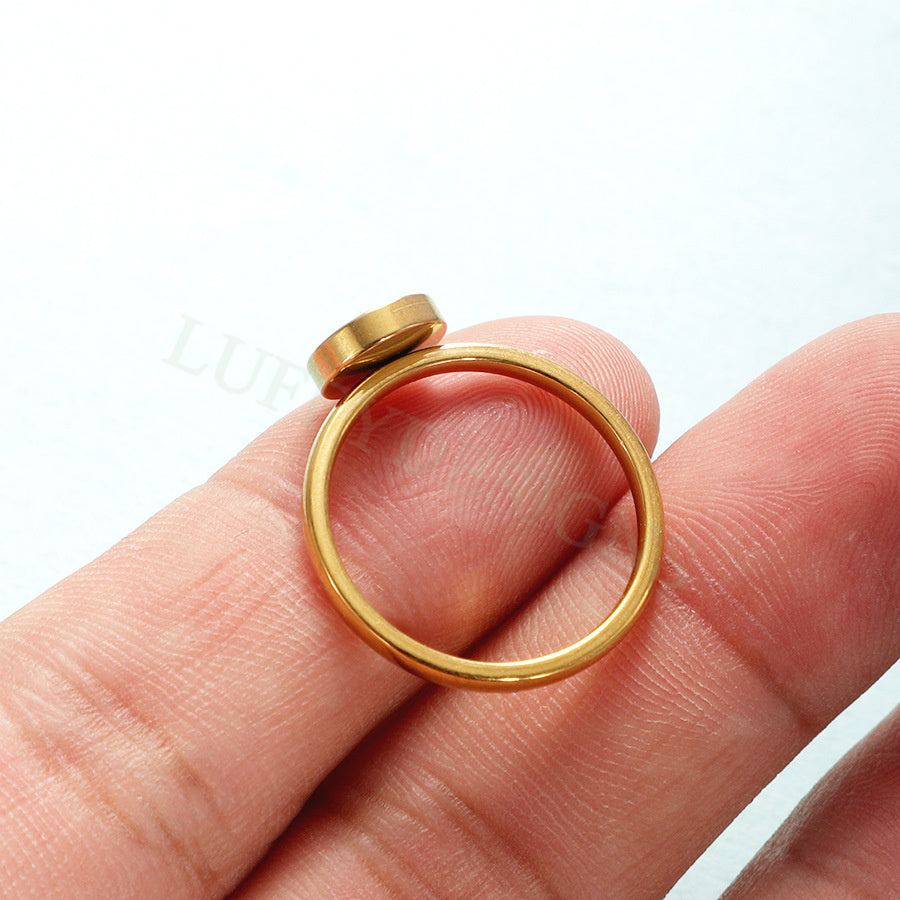 Bezel Cup Ring