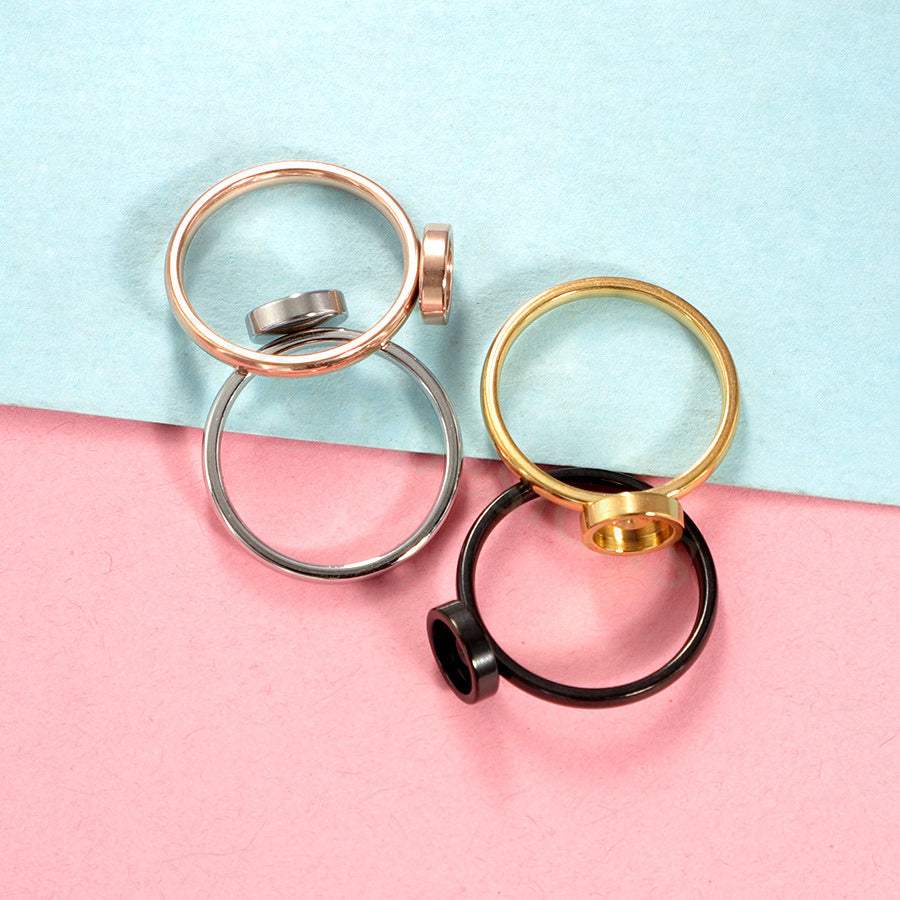 Bezel Cup Ring