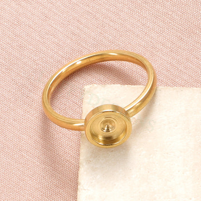 Bezel Cup Ring