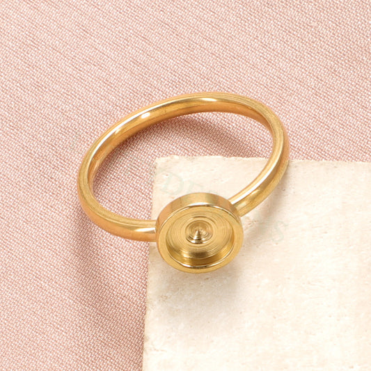Bezel Cup Ring