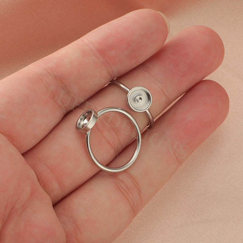 Bezel Cup Ring