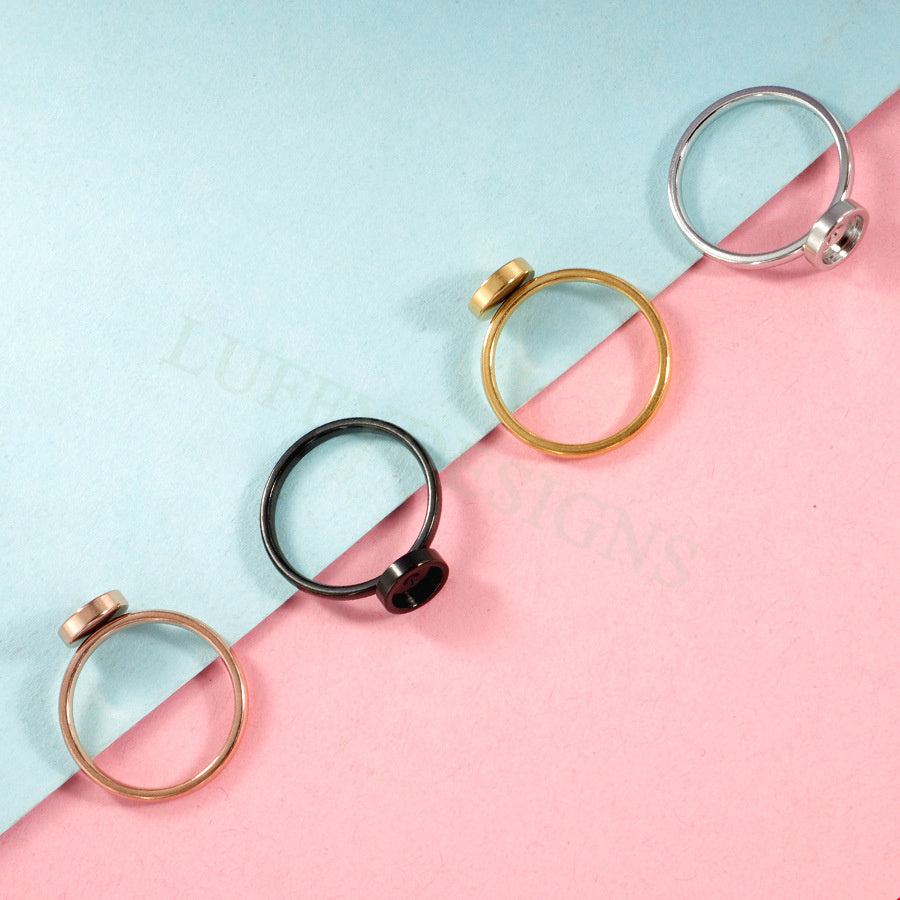 Bezel Cup Ring