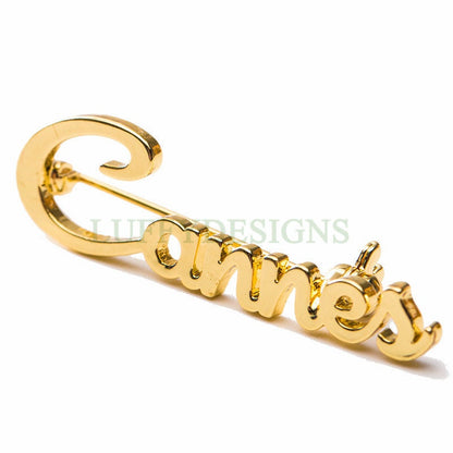 Custom Name Brooch