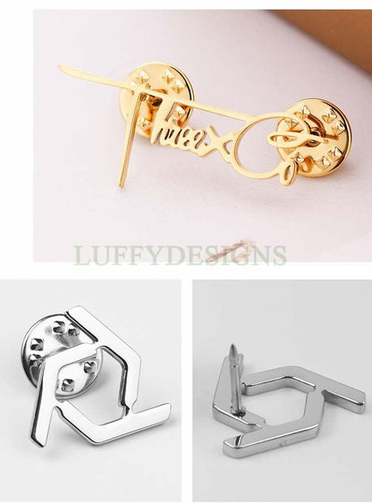 Custom Name Brooch