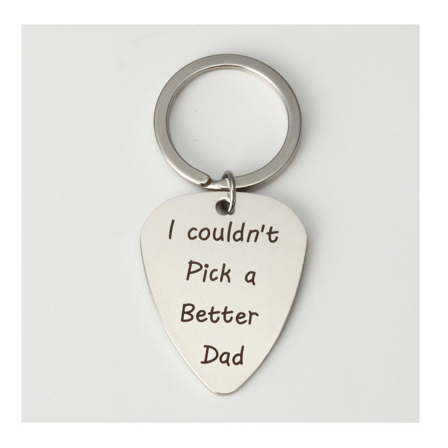 Personalized Keychain, Engraved Stainless Steel Keyring, Quote Keychain, Customized Keychain, Inspirational Keyring, Father's Day Gift