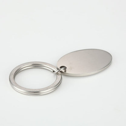 Personalized Keychain, Engraved Stainless Steel Keyring, Quote Keychain, Customized Keychain, Inspirational Keyring, Mother's Day Gift