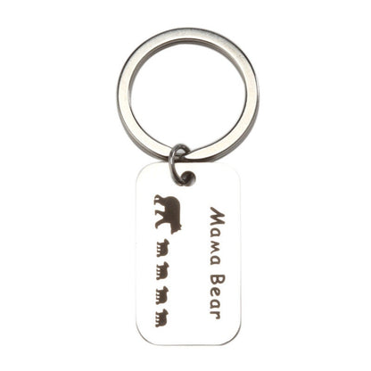 MAMA Bear Keychain, Personalized Keychain, Mommy Gift, Baby Shower Gift, Customized Keychain, Mummy Bear, Mother's Day Gift, Gift For Mom