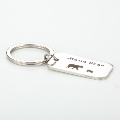 MAMA Bear Keychain, Personalized Keychain, Mommy Gift, Baby Shower Gift, Customized Keychain, Mummy Bear, Mother's Day Gift, Gift For Mom
