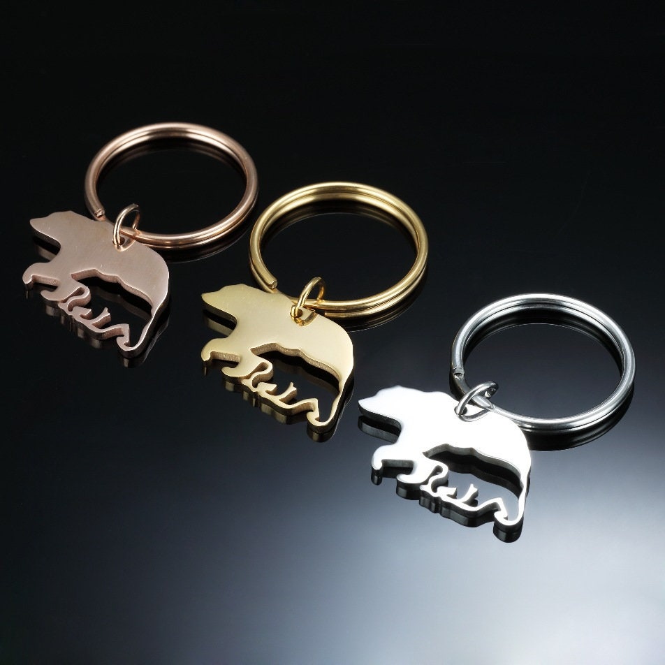 MAMA Bear Keychain, Personalized Keychain, Mommy Gift, Baby Shower Gift, Customized Keychain, Mummy Bear, Mother's Day Gift, Gift For Mom