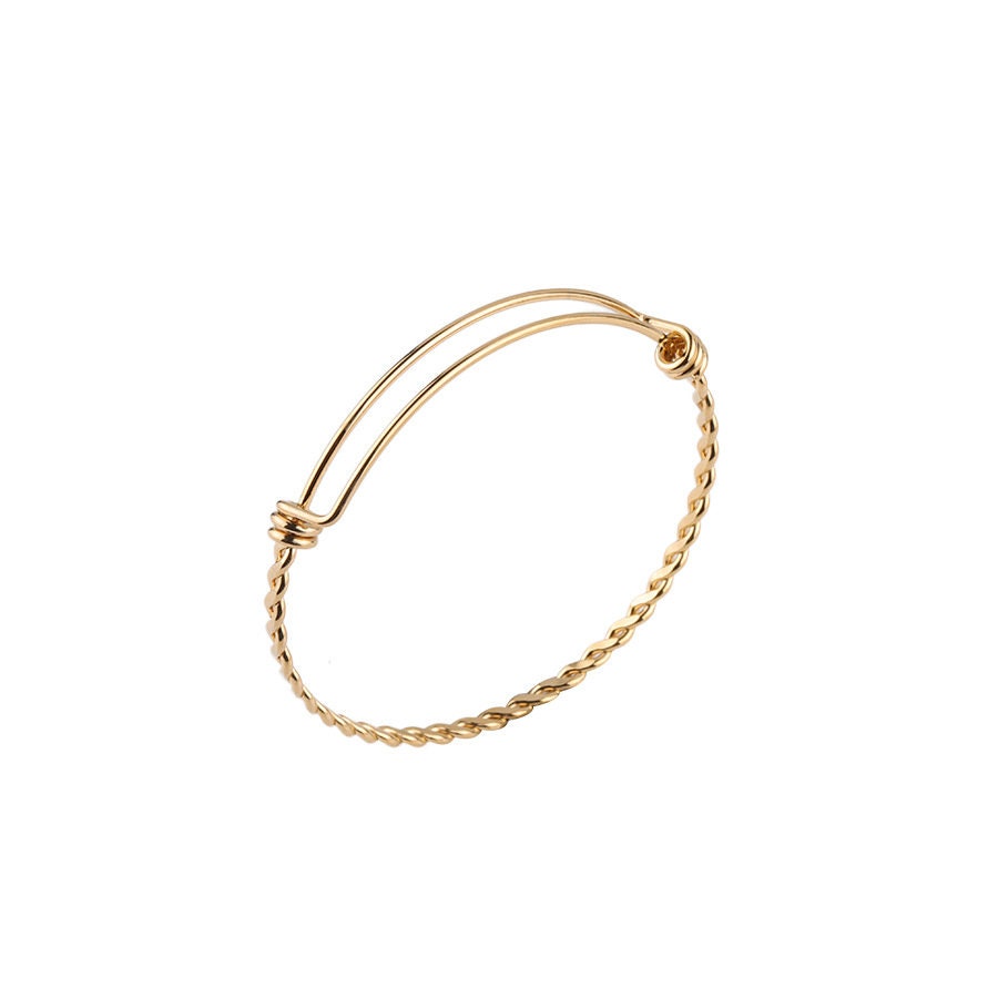 5pcs Twisted Expandable Bracelet, Adjustable Bangle, Wholesale Bangle Bracelets,  55mm /60mm /65mm Stainless Steel Bracelet, Jewelry Finding