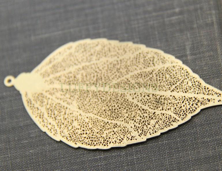 Gold Leaf Pendant