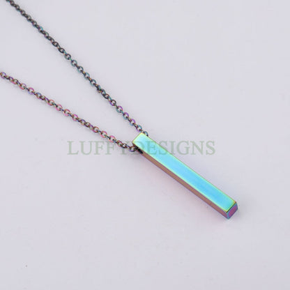 Blank bar necklace