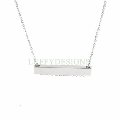 Blank bar necklace