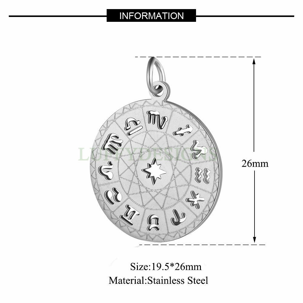 Zodiac Constellation Charm