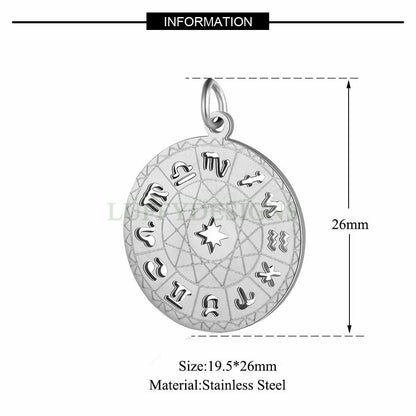 Zodiac Constellation Charm