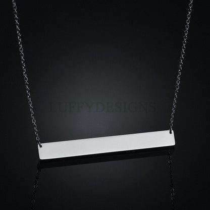 Personalize Bar Necklace,Custom Name Necklace,Gold Necklace,Gold Jewelry,Engraved Necklace,Bridesmaid Gift,Friendship Necklace,Chrismas Gift