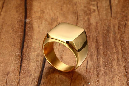 Personalized Ring, Custom Name Ring, Gold Men Ring, Promise Ring, Engraved Ring, Gift For Men, Men's Wedding Ring, Father's Day Gift