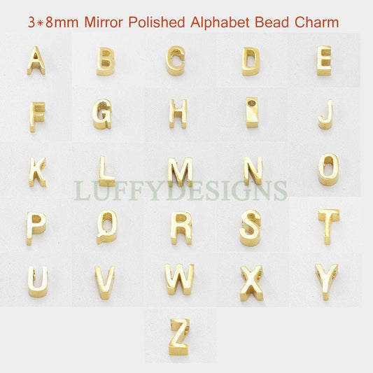 Uppercase Letter Charm