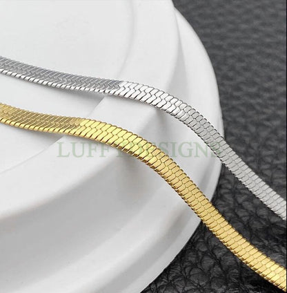 Flat Snake Necklace