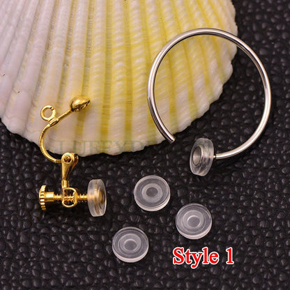 100pcs multi pack slip on comfort pads for clip on earclips, Comfortable Fit