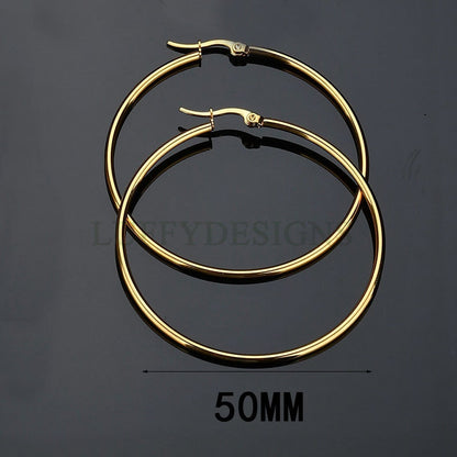20pcs Open Clip Hoop Earrings, Clicker Ring Hoops, Earring Findings, Round Circle Ring Hoop, Big Large Ring Ear Studs Pierced Jewelry