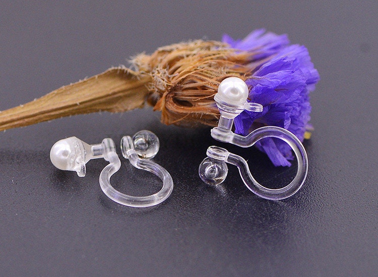 Invisible clip on earring